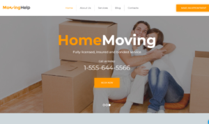 Moving Help - Logistic and Transportation WordPress Theme